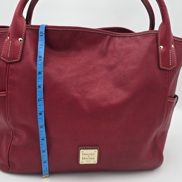Dooney & Bourke Kristen Red Leather Tote Bag - Picture 14 of 16